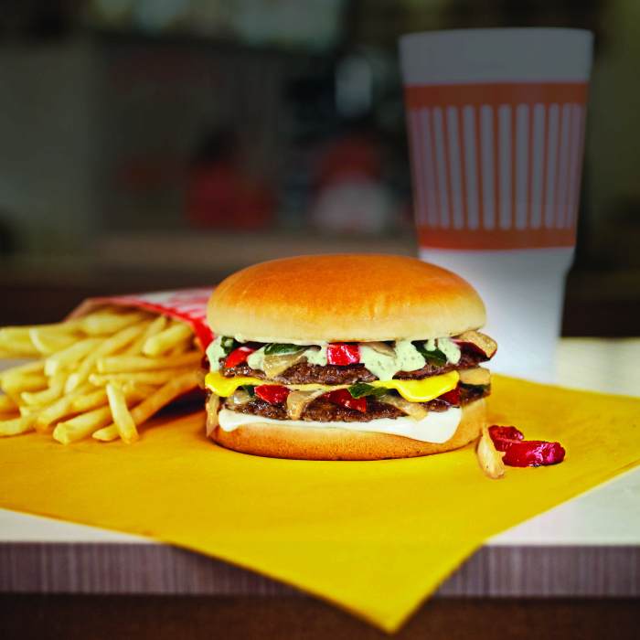 Whataburger burgers menu sides hearty burger thick favorites time