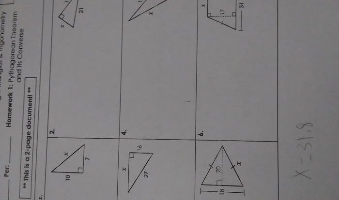 Unit 8 right triangles and trigonometry homework 1