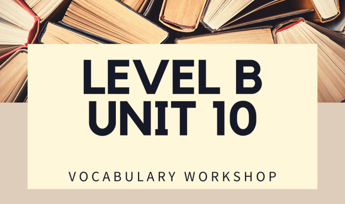 Sadlier vocabulary workshop level b unit 10 answers