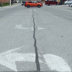 Permit driversprep intersection pavement markings