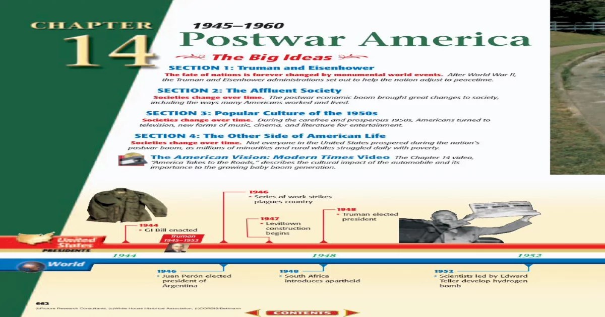 Chapter 14 postwar prosperity and civil rights